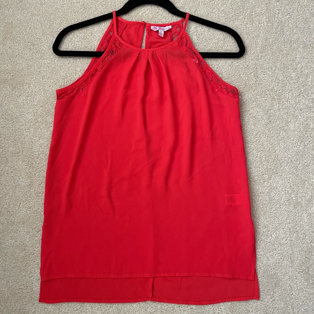Red Lace Cami